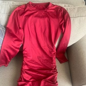 Red dress